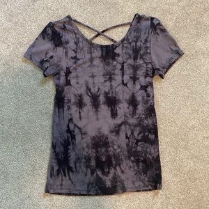 Sky And Sparrow Tie Dye Short Sleeve Top